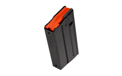 Duramag AR-10 .308 Steel 10/20 Magazine w/ Orange Follower (Blocked)  