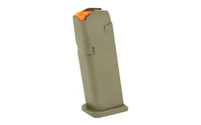 Glock Gen 5 Glock 19 OD Green 9mm 10/15 Round OEM Magazine (Blocked)